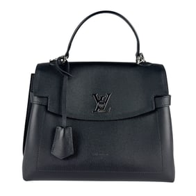 Louis Vuitton Lockme Ever MM Leather Noir Handbag/Shoulder Bag, Women's, M51395 z7346