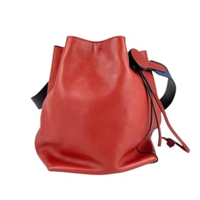 Hermes Hermès Ricole Shoulder Bag, 17" Swift Leather, Evercolor, Capucines x Blue Brighton Indigo,