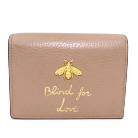 Gucci Women's Beige Leather Bifold Wallet 460185 r10841a