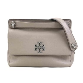 Tory Burch Women's Leather Shoulder Bag in Greige (56415a)