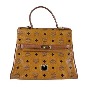 MCM Women's Brown Leather Handbag z7391