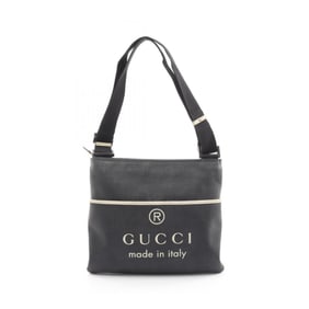 Gucci GG Supreme Shoulder Bag, Coated Canvas and Leather, Men's Women's, Gray White, 162904
