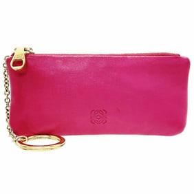 Loewe Anagram Coin Purse in Pink Leather (TW-15941)