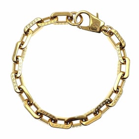 Louis Vuitton Collier LV Edge MM Men's Gold Chain Necklace MP3003 044729