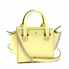 Kate Spade Women's Yellow Leather Handbag PXRU6410