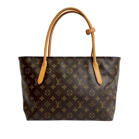 LOUIS VUITTON Raspail PM Monogram Leather Tote Bag, Handbag, Semi-Shoulder Brown, 17249