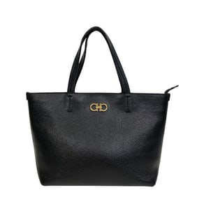 Salvatore Ferragamo Gancini Tote Bag, Black, GU-21D764