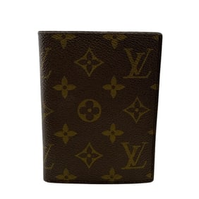 LOUIS VUITTON Louis Vuitton Wallet, Billfold, Coin Case, Monogram Pass Brown, Unisex