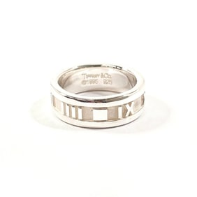 TIFFANY & Co. Tiffany Atlas Ring, 925 Sterling Silver, 9.5mm, Women's