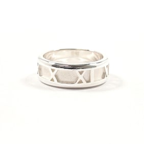 TIFFANY & Co. Tiffany Atlas Ring, 925 Sterling Silver, Size 10, Women's