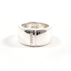 CHANEL Ring, Silver 925, 10.5mm, Women's