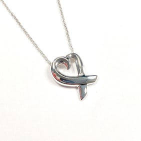 TIFFANY & Co. Tiffany Loving Heart Paloma Picasso Necklace in 925 Sterling Silver for Women