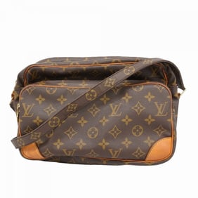 Louis Vuitton Monogram Nile Shoulder Bag M45244 Brown Women's
