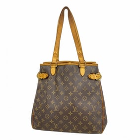 Louis Vuitton Monogram Batignolles Vertical Tote Bag M51153 Brown Women's