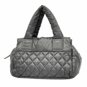 Chanel Coco Cocoon Nylon Handbag, Black, Women's