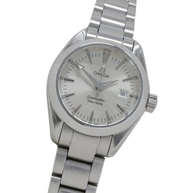 OMEGA Seamaster Aqua Terra 2577.30 Women's Watch with Date Display, 150m Quartz Movement, Stainless