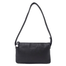 LOEWE Women's Designer Shoulder Bag in Black Leather, One-Shoulder Mini