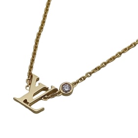 Louis Vuitton Idylle Blossom Necklace for Women, 750YG Diamond Pendant, LV Yellow Gold, Q93626,