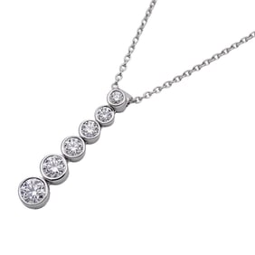 Tiffany & Co. Women's Diamond Jazz Graduated Drop Necklace in PT950 Platinum, Polished