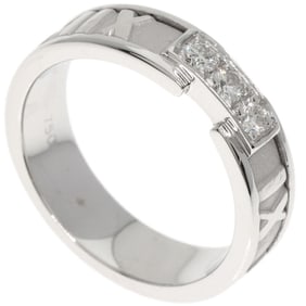 Tiffany Atlas 3-Piece Diamond Ring in 18K White Gold for Women