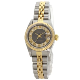 Rolex 79173MR Datejust Milliard Diamond Watch in Stainless Steel SSx18KYG (18KYG) for Women