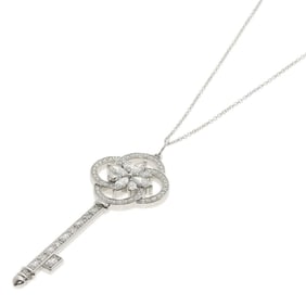 Tiffany Victoria Key Diamond Necklace in Platinum PT950 for Women