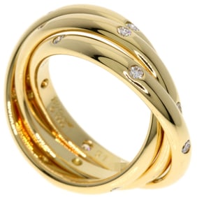 Cartier Constellation 3-Row 18P Diamond #51 Ring in 18K Yellow Gold for Women