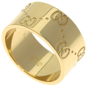 Gucci Icon Wide #10 Ring in 18K Yellow Gold for Women