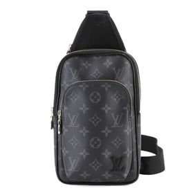 Louis Vuitton Monogram Eclipse Avenue Sling Bag, Black, M47137 RFID Bag