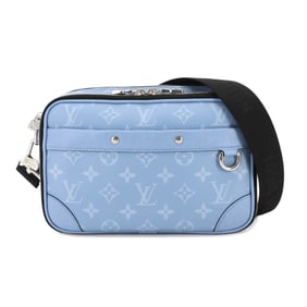 Louis Vuitton Taigarama Alpha Shoulder Bag in Blue Ciel, M14073, RFID Messenger