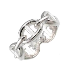 Hermes Hermès Chaine d'Ancre Enchaine PM #54 Ring, 925 Sterling Silver