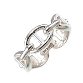 Hermes Hermès Chaine d'Ancre Enchaine PM #54 Ring, 925 Sterling Silver
