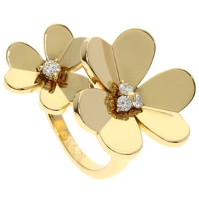 Van Cleef & Arpels Frivole Ring Entrée Les Doors Diamond in 18K Yellow Gold for Women