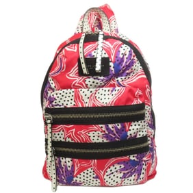 Marc Jacobs floral motif backpack/daypack in nylon material for women