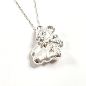 TIFFANY & Co. Tiffany Teddy Bear Necklace, 925 Sterling Silver, Women's