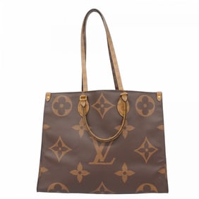 Louis Vuitton Monogram Giant On-the-Go Tote Bag M44576 Brown 2-way for Men and Women