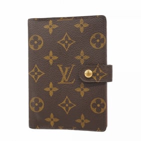 Louis Vuitton Monogram Agenda PM Planner Cover R20005 Brown for Men and Women