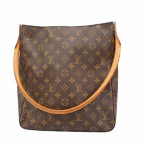 Louis Vuitton Monogram Looping GM Shoulder Bag M51145 Brown Women's