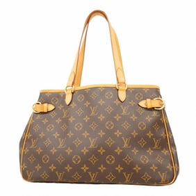Louis Vuitton Monogram Batignolles Horizontal Tote Bag M51154 Brown Women's