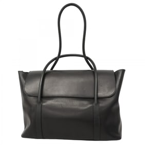 Hermes Initial Veau Gulliver Handbag Black F Stamp Women's