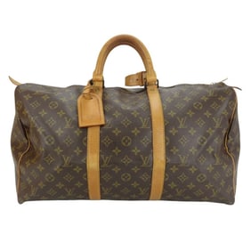 Louis Vuitton Keepall 50 Boston Bag/Handbag M41426 Monogram Brown Bag for Men and Women LOUIS