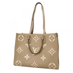 Louis Vuitton Tote Bag Monogram Empreinte Two-Tone On-the-Go MM M45494 Tourtrell Creme 2-Way for