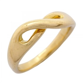 Tiffany Infinity Ring, 18KYG Yellow Gold, Size 13, Women's