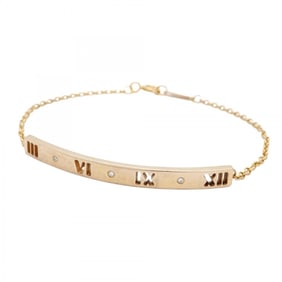 Tiffany Atlas Bar 3PD Bracelet in 18K Pink Gold with Diamonds for Women