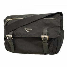 Prada Shoulder Bag Nylon Black Men's Women's P1800690