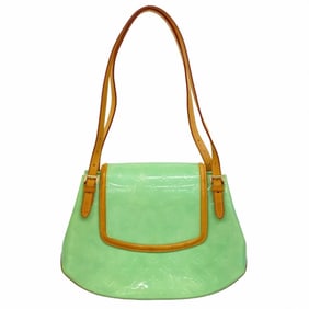 Louis Vuitton Vernis Biscayne Bay GM Shoulder Bag M91285 Peppermint Women's P1800686