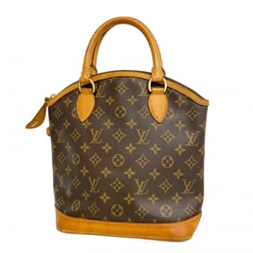 Louis Vuitton Monogram Lockit Handbag M40102 Brown Women's P1761406