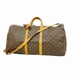 Louis Vuitton Monogram Keepall Bandouliere 60 Boston Bag M41412 Brown Men's/Women's P1759310
