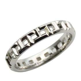 Tiffany & Co. T True Narrow Ring, 18K White Gold, Approximately 2.9g, Women's
