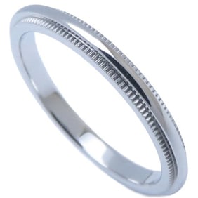 TIFFANY & Co. Tiffany Milgrain Ring in Pt950 Platinum for Women, 294486